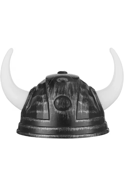 Viking Başlığı Asteriks Başlığı Gümüş Renk