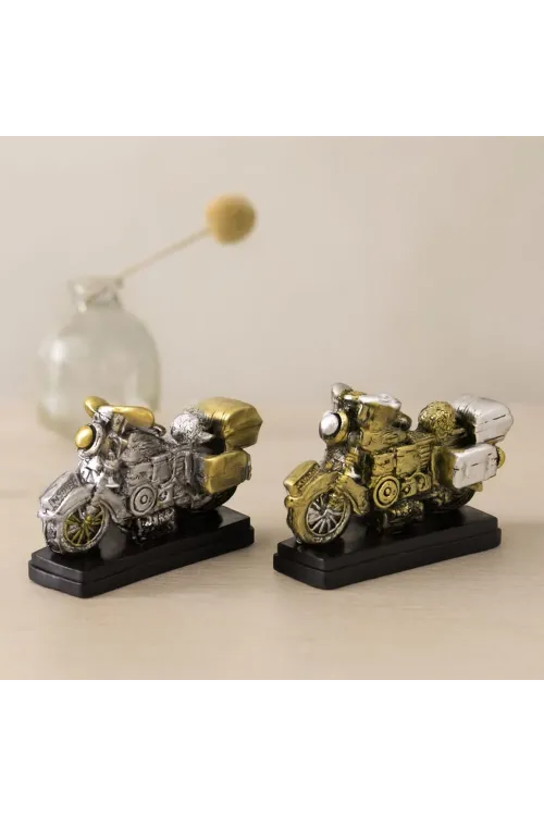 Vintage Motor Biblo Reçine 6.5x8 cm