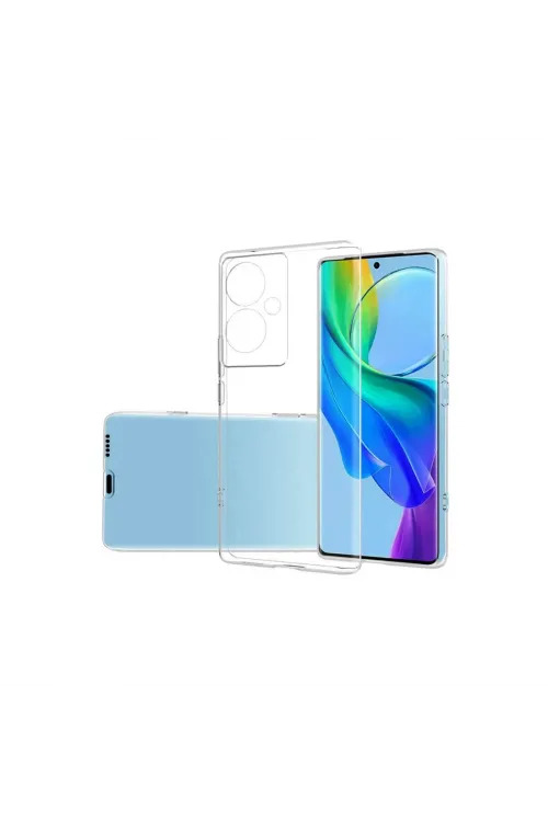 Vivo V29 Lite Kılıf Lüx Şeffaf Silikon