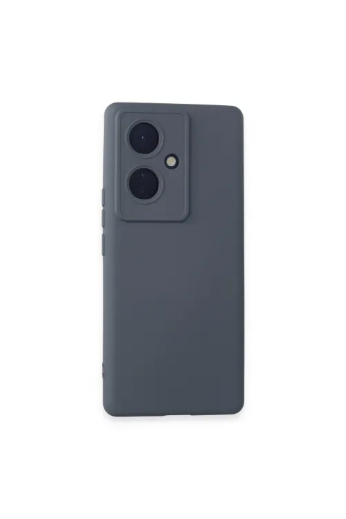 Vivo V29 Lite Kılıf Nano İçi Kadife Silikon - Gri