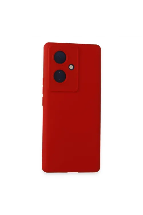 Vivo V29 Lite Kılıf Nano İçi Kadife Silikon - Kırmızı