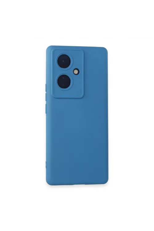 Vivo V29 Lite Kılıf Nano İçi Kadife Silikon - Mavi