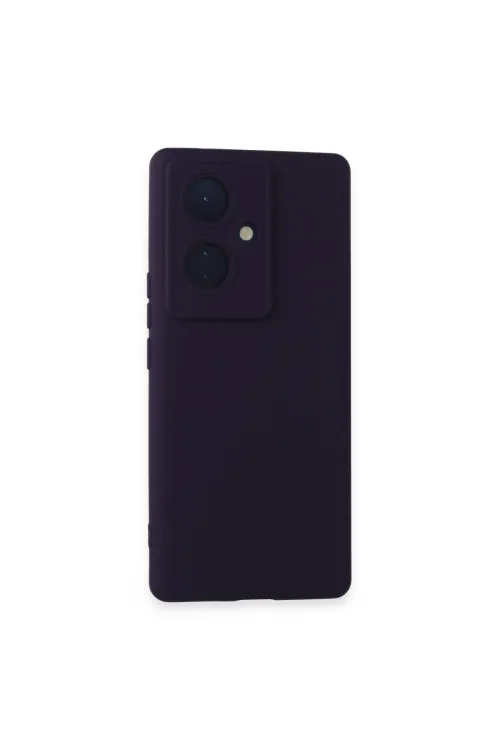 Vivo V29 Lite Kılıf Nano İçi Kadife Silikon - Mor