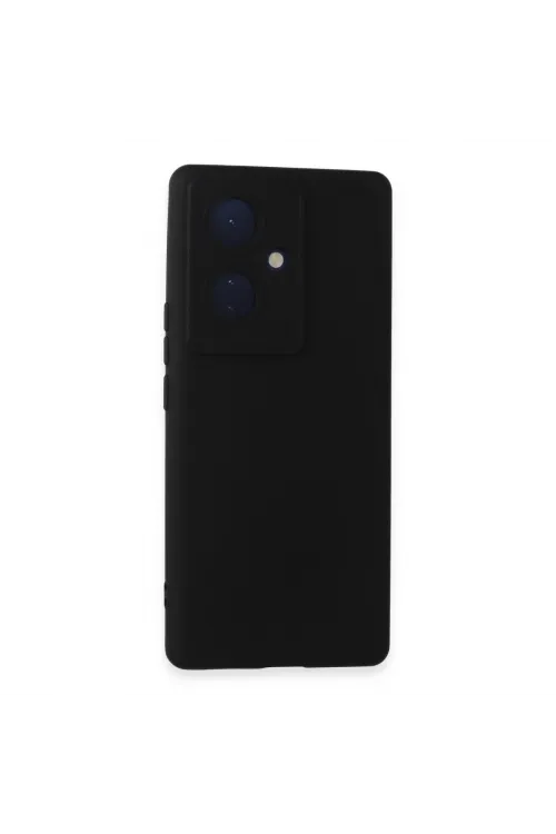 Vivo V29 Lite Kılıf Nano İçi Kadife Silikon - Siyah