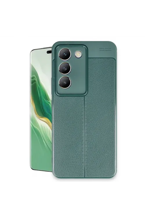 Vivo V30 Lite 4g Kılıf Auto Focus Kapak - Koyu Yeşil