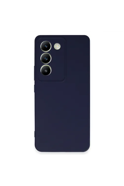 Vivo V30 Lite 4g Kılıf First Silikon - Lacivert