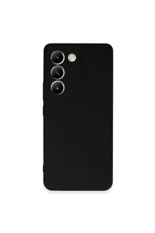 Vivo V30 Lite 4g Kılıf First Silikon - Siyah