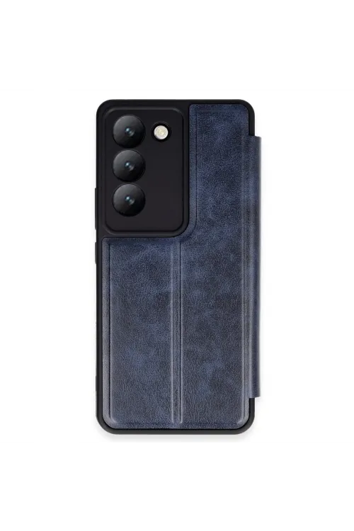 Vivo V30 Lite 4g Kılıf Flip Cover - Lacivert