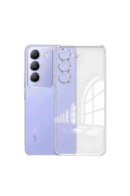 Vivo V30 Lite 4g Kılıf Lüx Şeffaf Silikon