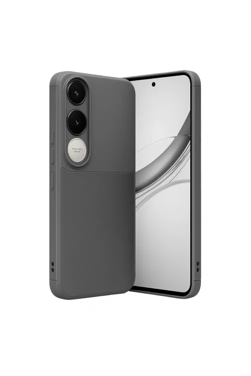 Vivo V50 Lite 4g Auto Focus Karbon Kapak - Gri