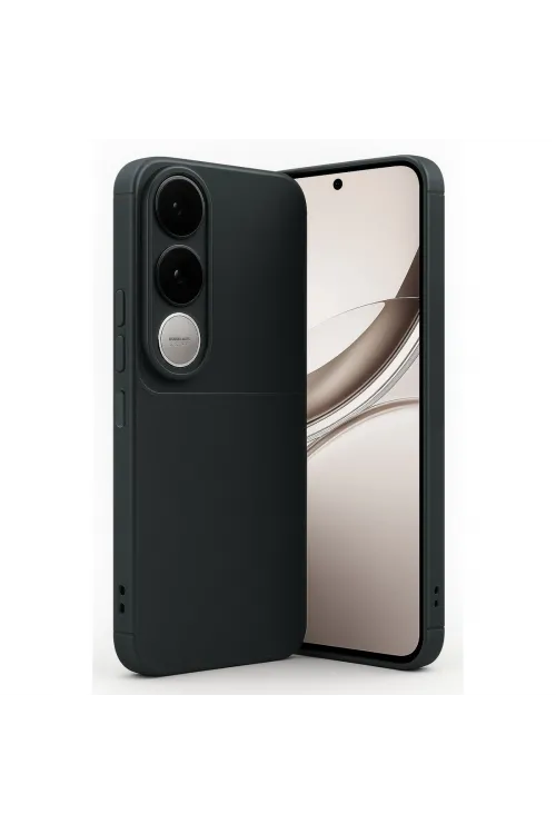 Vivo V50 Lite 4g Auto Focus Karbon Kapak - Siyah