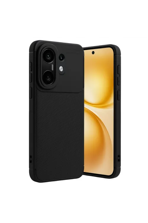 Vivo X200 Fe Auto Focus Karbon Kapak - Siyah