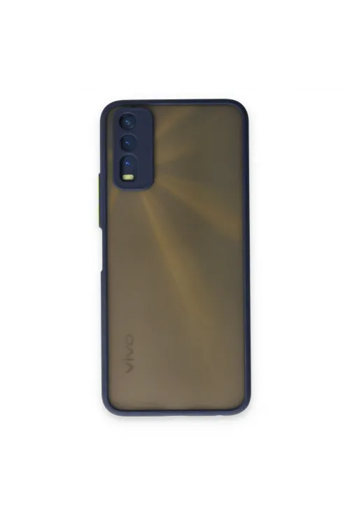Vivo Y11s Kılıf Montreal Silikon Kapak - Lacivert
