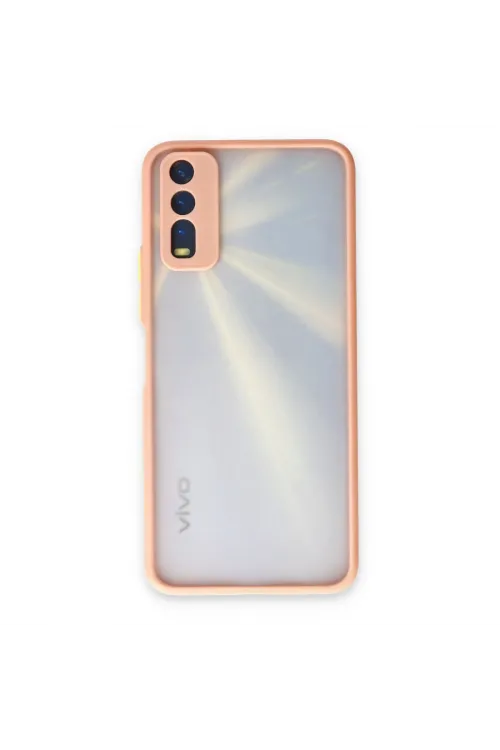 Vivo Y11s Kılıf Montreal Silikon Kapak - Pembe