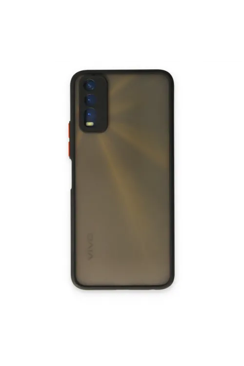 Vivo Y11s Kılıf Montreal Silikon Kapak - Siyah