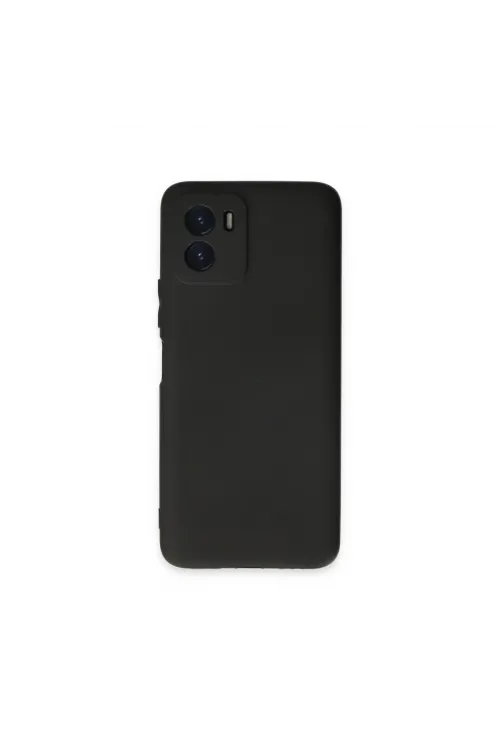 Vivo Y15s Kılıf First Silikon - Siyah