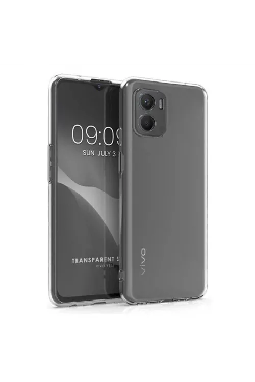 Vivo Y15s Kılıf Lüx Şeffaf Silikon