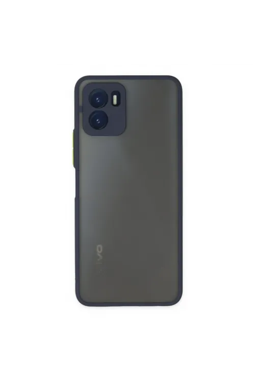 Vivo Y15s Kılıf Montreal Silikon Kapak - Lacivert