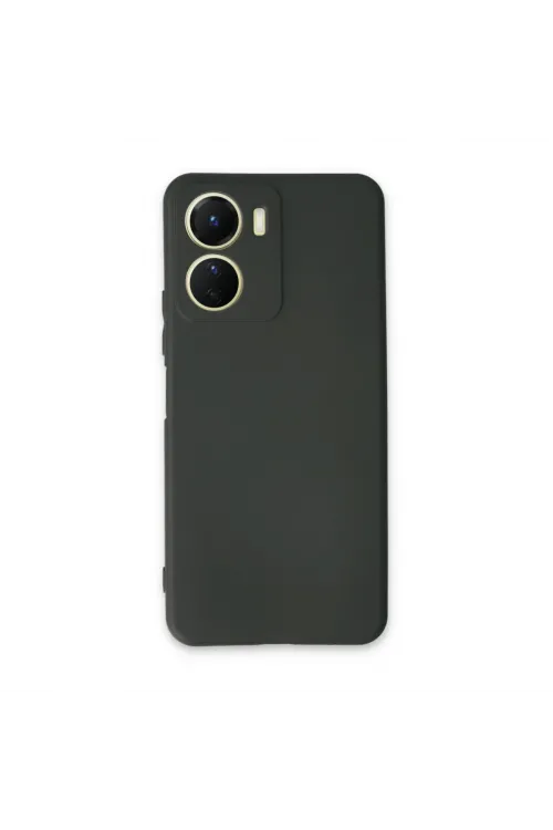 Vivo Y16 Kılıf First Silikon - Koyu Yeşil