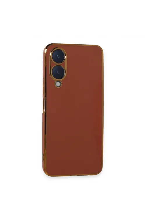 Vivo Y17s Kılıf Volet Silikon - Kırmızı