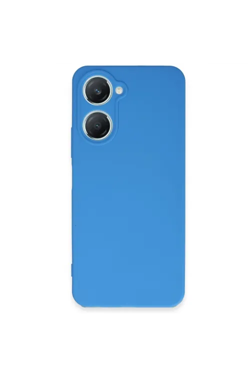 Vivo Y18 Kılıf First Silikon - Mavi