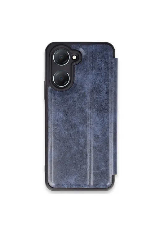 Vivo Y18 Kılıf Flip Cover - Lacivert
