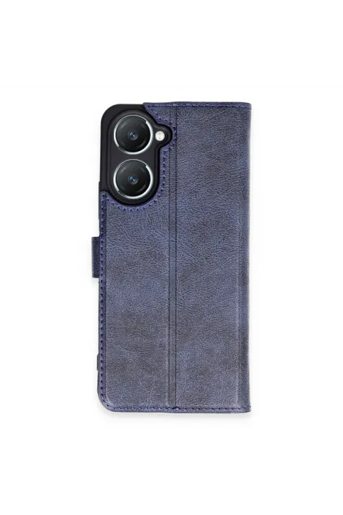 Vivo Y18 Kılıf Trend S Plus Kapaklı Kılıf - Lacivert