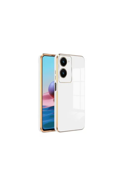 Vivo Y18 Kılıf Volet Silikon - Beyaz