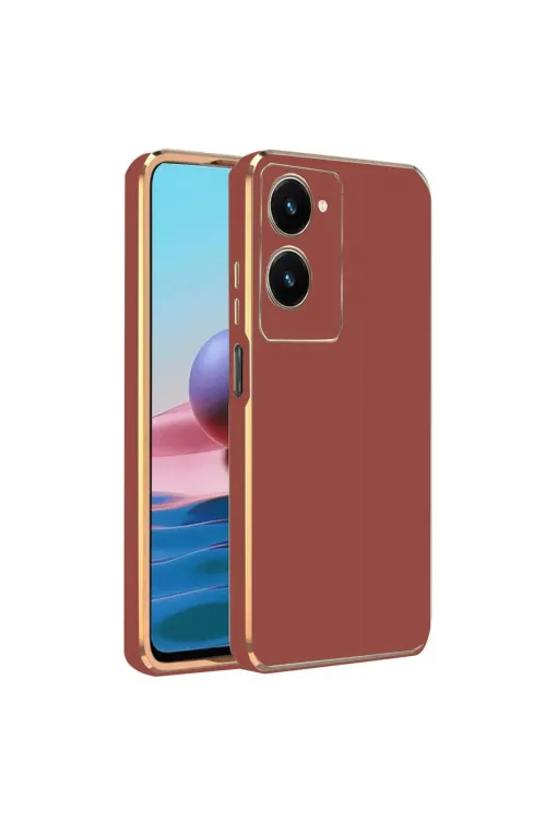 Vivo Y18 Kılıf Volet Silikon - Kırmızı