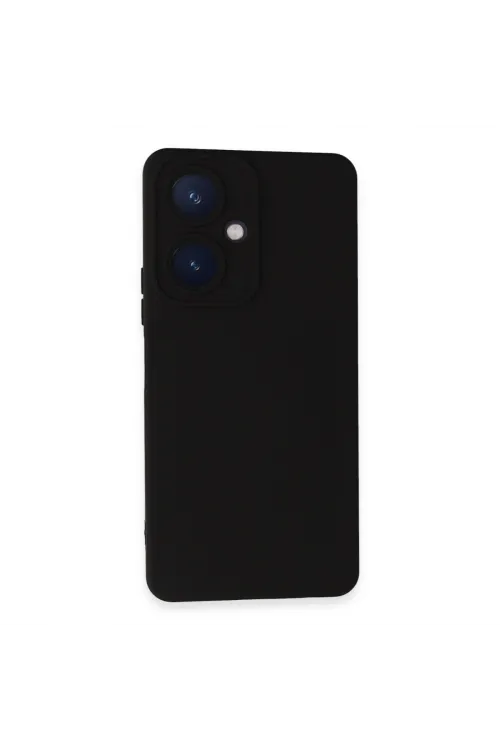 Vivo Y27 Kılıf Nano İçi Kadife Silikon - Siyah
