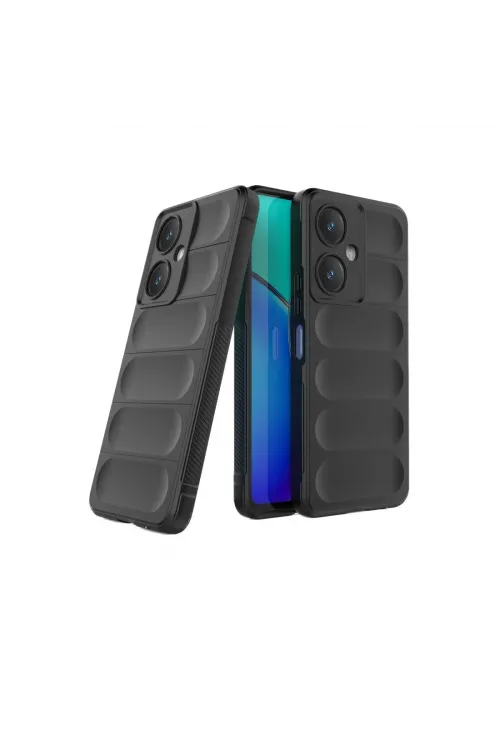 Vivo Y27 Kılıf Optimum Silikon - Siyah