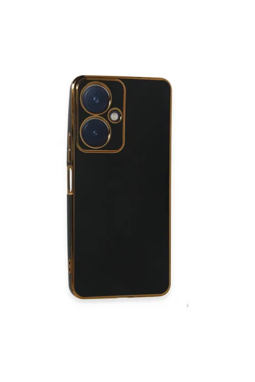 Vivo Y27 Kılıf Volet Silikon - Siyah