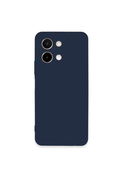 Vivo Y28 Kılıf First Silikon - Lacivert