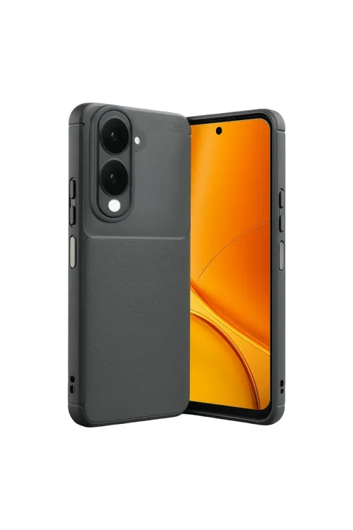 Vivo Y29s Auto Focus Karbon Kapak - Gri