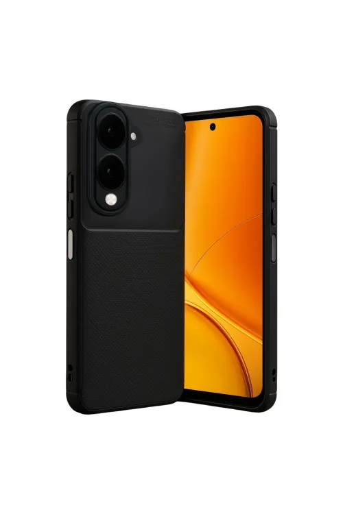 Vivo Y29s Auto Focus Karbon Kapak - Siyah