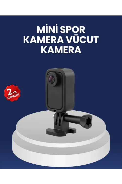 Vlog, Seyahat Ve Günlük Video Çekimleri İçin Mini Kamera