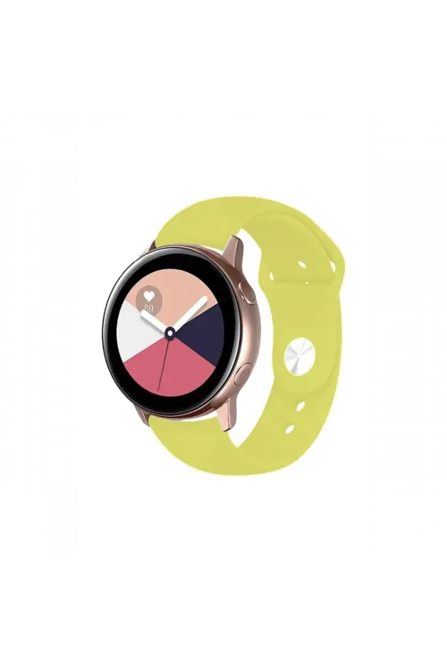 Watch 20mm Klasik Kordon - Sarı