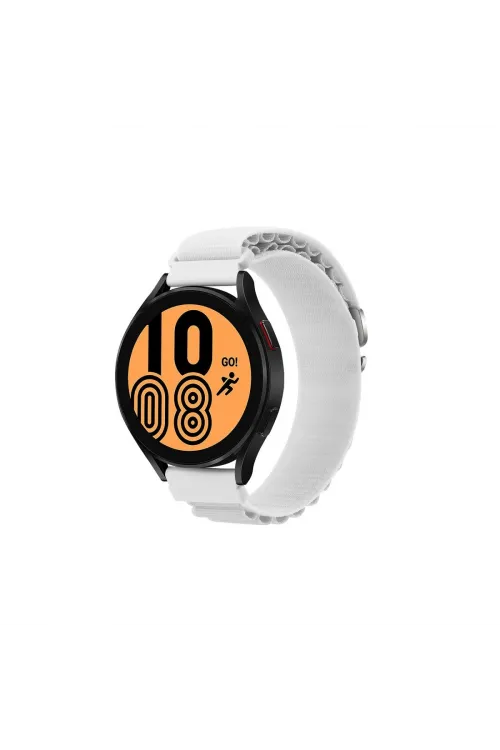 Watch 20mm Kr410 Kumaş Kordon (saat Değildir) - Beyaz