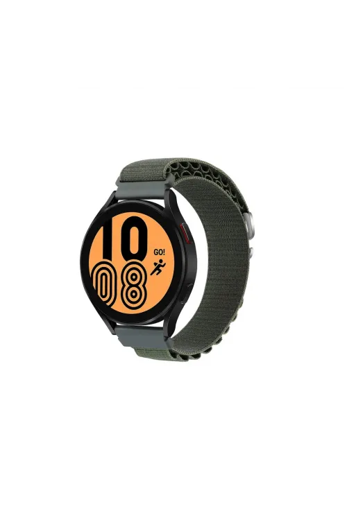 Watch 20mm Kr410 Kumaş Kordon (saat Değildir) - Yeşil