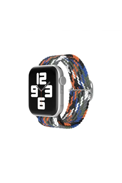 Watch 22mm  Kordon - Gri-turuncu