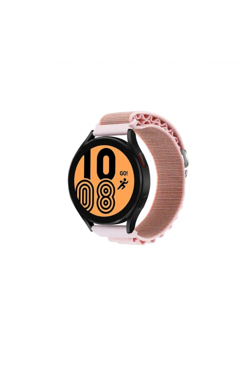 Watch 22mm Kr410 Kumaş Kordon - Pembe