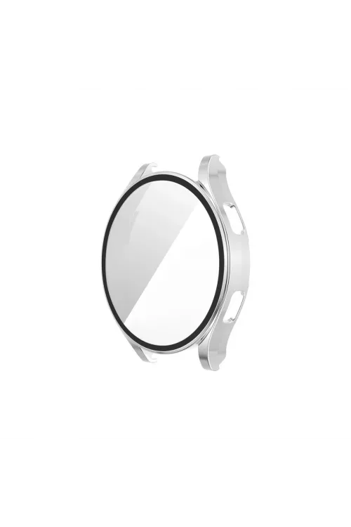 Watch 5 44mm Wall Camlı Kasa Ekran Koruyucu - Gümüş