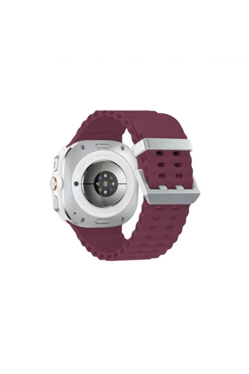 Watch 7 Ultra Kr417 Rug Silikon Kordon - Mor