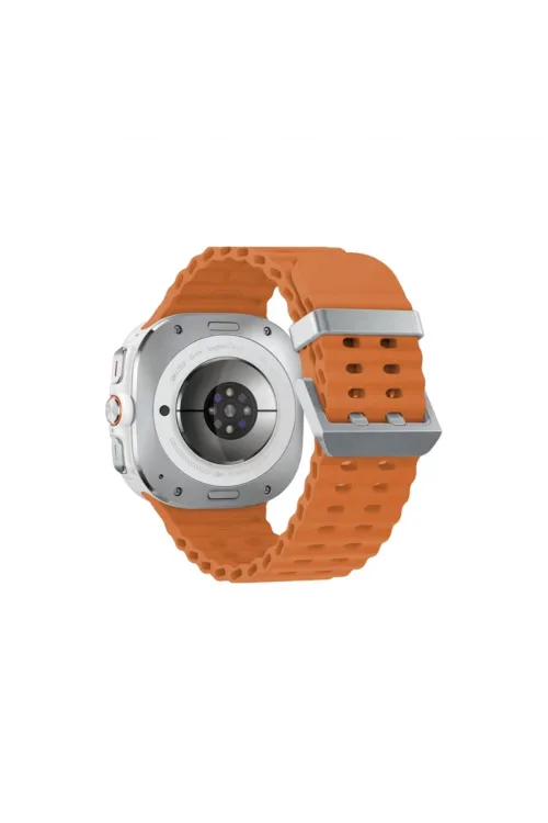 Watch 7 Ultra Kr417 Rug Silikon Kordon (saat Değildir) - Turuncu
