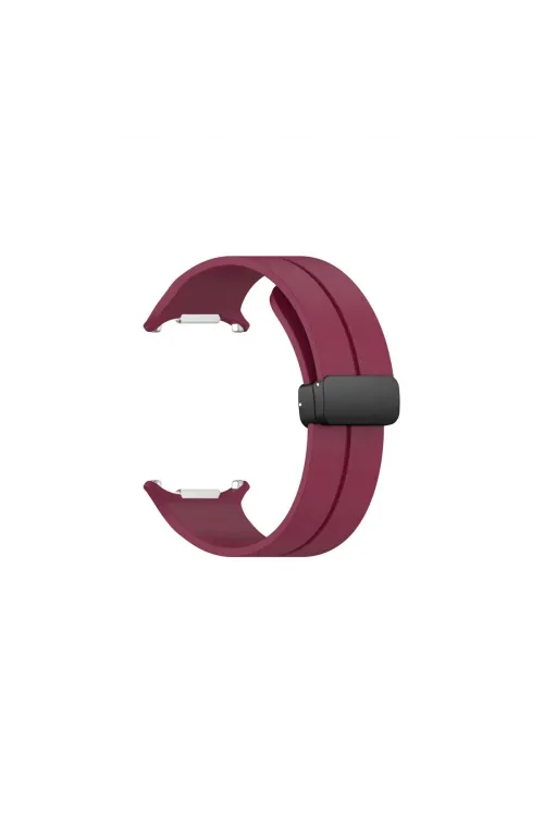 Watch 7 Ultra Kr418 Tender Silikon Kordon (saat Değildir) - Bordo