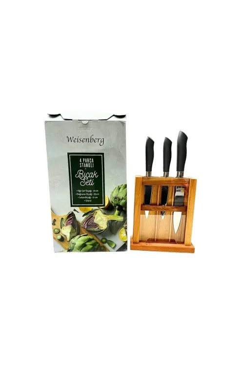 Weisenberg 4 Parça Standlı Bıçak Seti