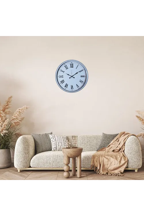 White Modern 52 x 52 Cm Duvar Saati