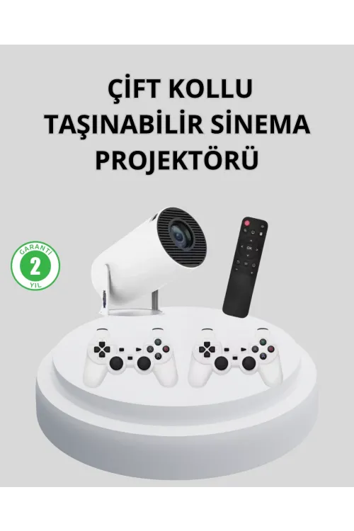 Wi-fi 6 Ve Bluetooth 5.0 Destekli 4k Akıllı Projeksiyon Cihazı
