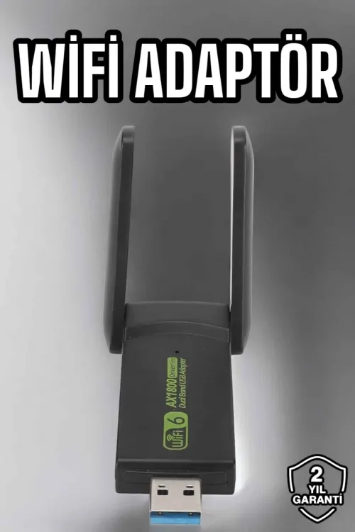 Wifi Adaptör Çift Bantlı Kablosuz Wifi Adaptörü