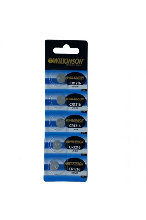 Wılkınson 1216 3v Lityum Düğme Pil 5li Paket